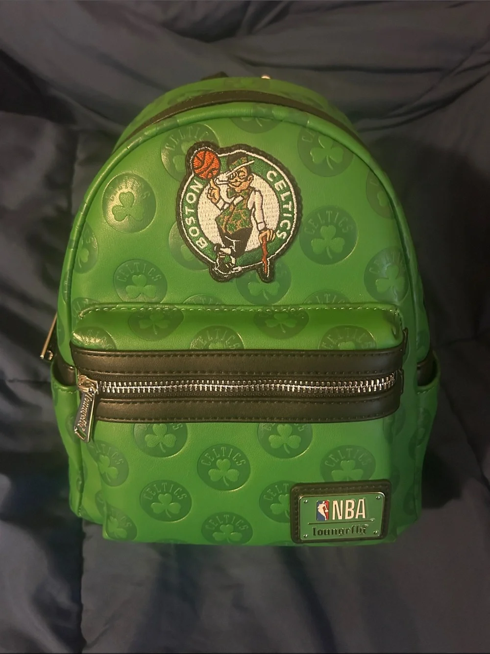 NWT Loungefly Boston Celtics Green Mini Backpack